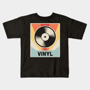 VINYL - Vintage Record Kids T-Shirt